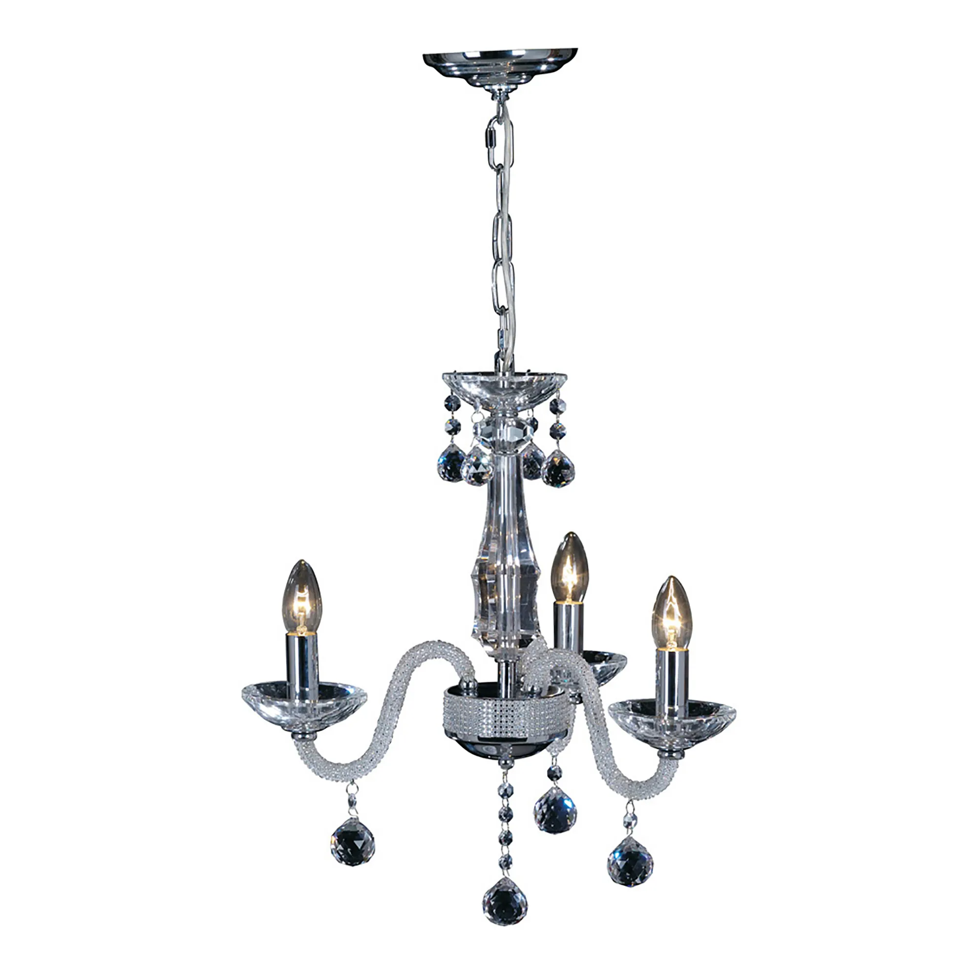 Amora Crystal Ceiling Lights Diyas Multi Arm Crystal Fittings